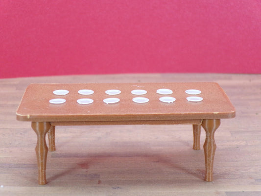 1:24 Scale 8" Dessert Plates - Dozen (12) - MstrcrftMinis - 1164