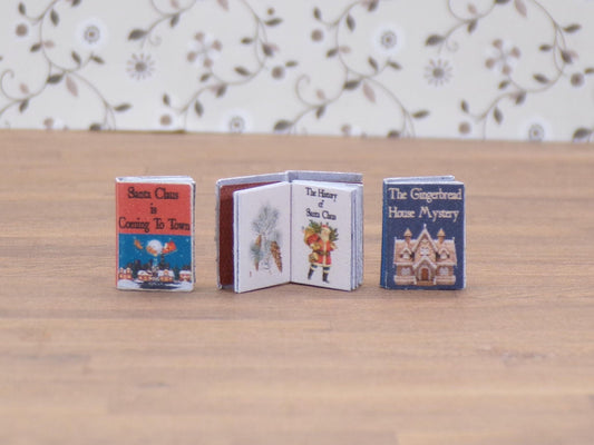 1:24 Scale Children's Christmas Books - MstrcrftMinis - 1056