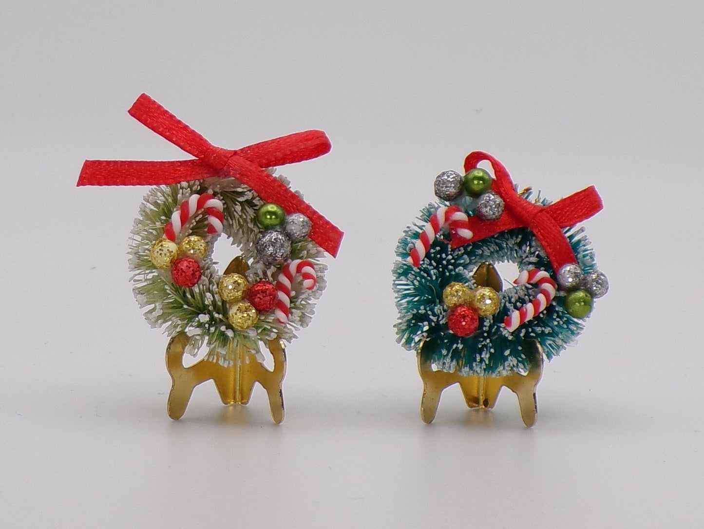 1:24 Scale Christmas Wreath Decorating Kit - MstrcrftMinis - 1065