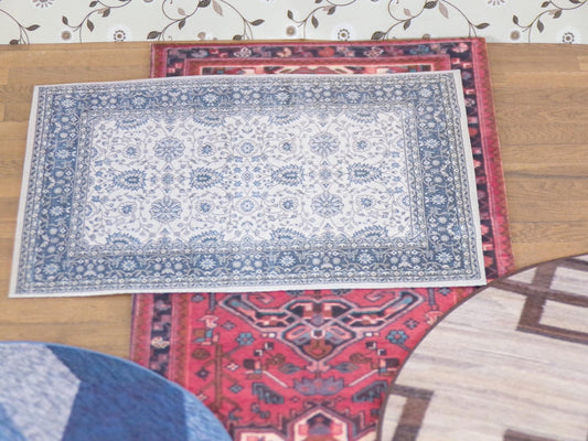 1:24 Scale Dollhouse Rugs - 50+ Different Styles, Shapes, and Sizes to Choose From - Printed on Cotton Canvas - MstrcrftMinis - 1108