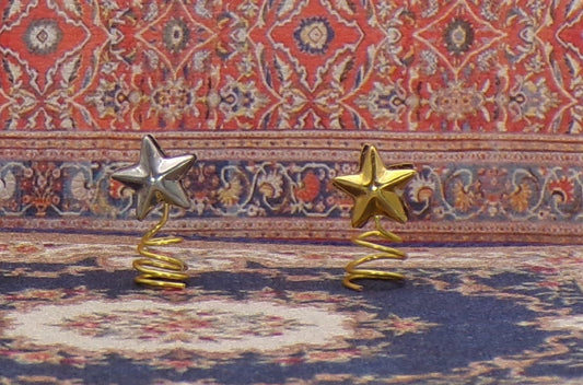 1:24 Scale Fancy Christmas Tree Star Topper - MstrcrftMinis - 1069