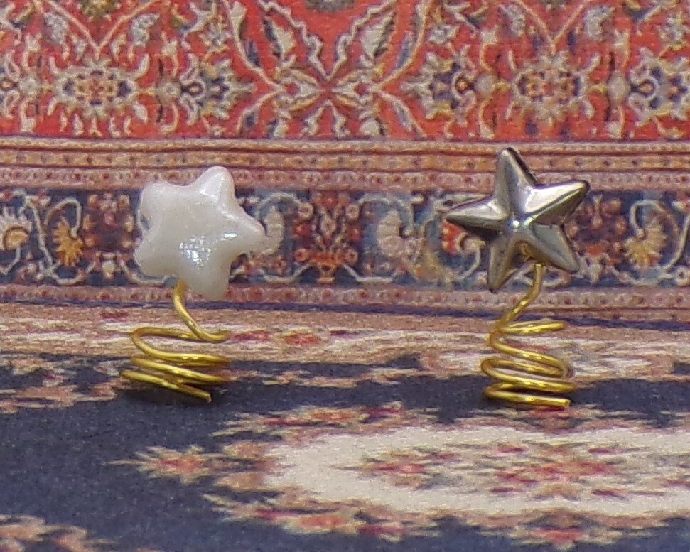 1:24 Scale Fancy Christmas Tree Star Topper - MstrcrftMinis - 1069