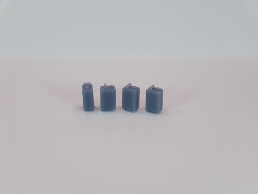 1:24 Scale Gallon Oil Cans - Perfect for Garage Dioramas & Workshop Scenes - MstrcrftMinis - 1086