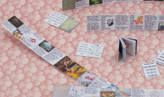 1:24 Scale Generic Inside Book Pages - 9 x 12 Books - MstrcrftMinis - 1036