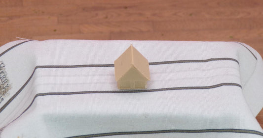 1:24 Scale Gingerbread House Table Decoration - Ready To Decorate - MstrcrftMinis - 1162