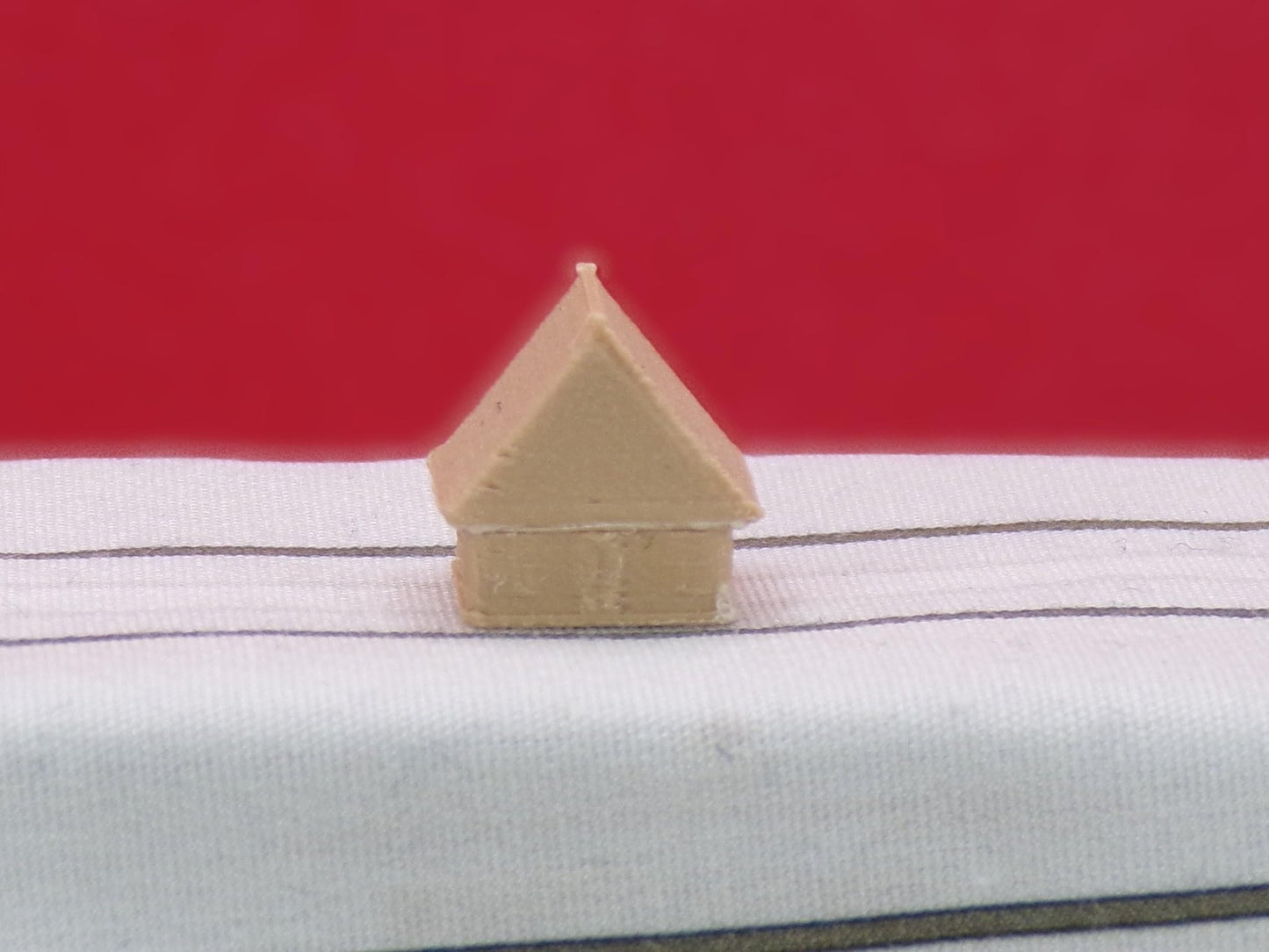 1:24 Scale Gingerbread House Table Decoration - Ready To Decorate - MstrcrftMinis - 1162
