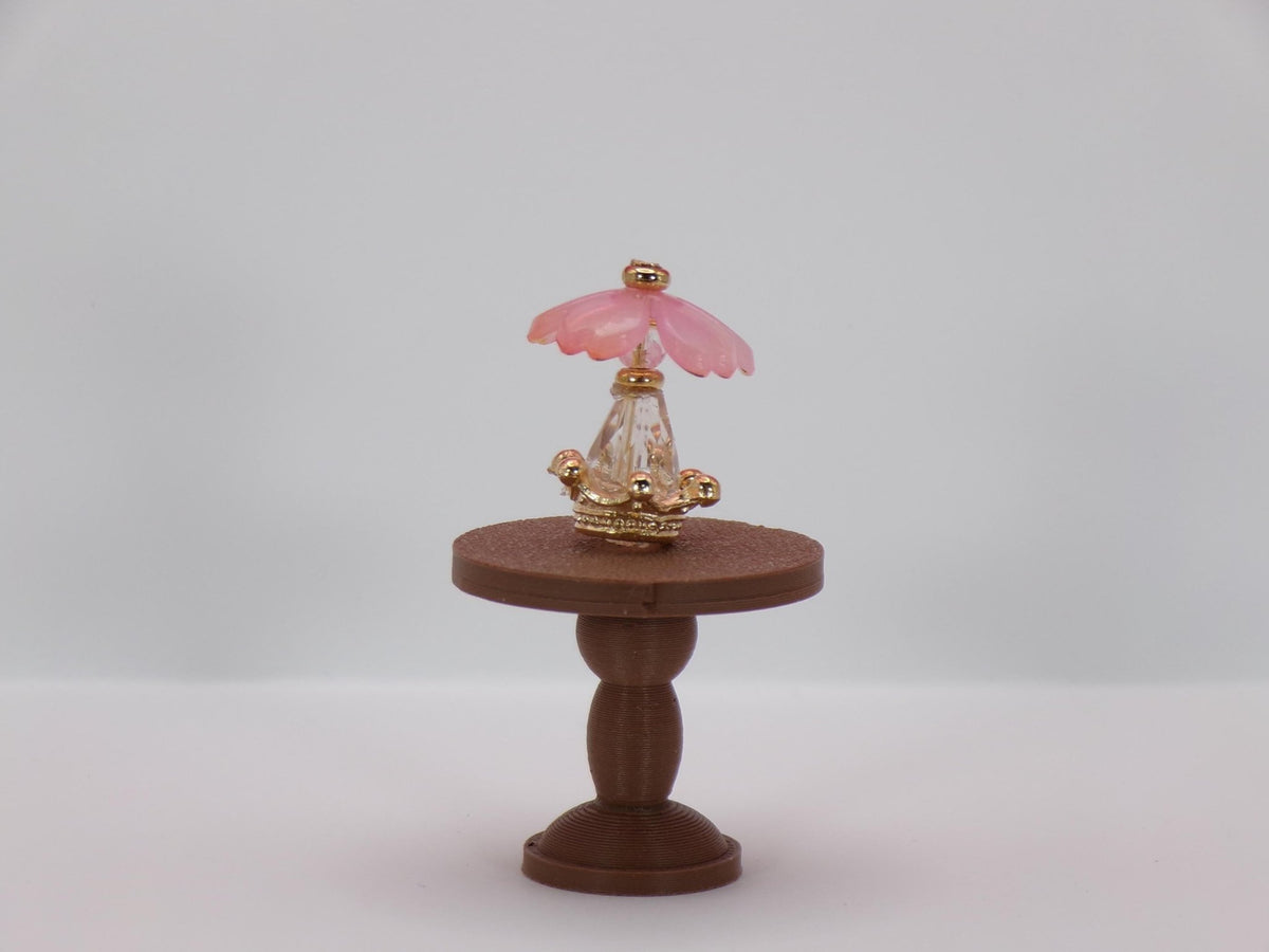 1:24 Scale Lamps - "Fleur de Verre" - Handcrafted Charm in Every Detail - MstrcrftMinis - 1189 - H