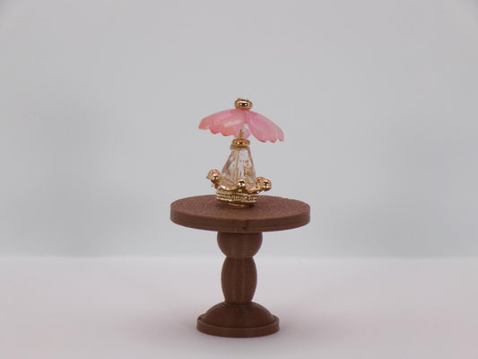 1:24 Scale Lamps - "Fleur de Verre" - Handcrafted Charm in Every Detail - MstrcrftMinis - 1189 - H