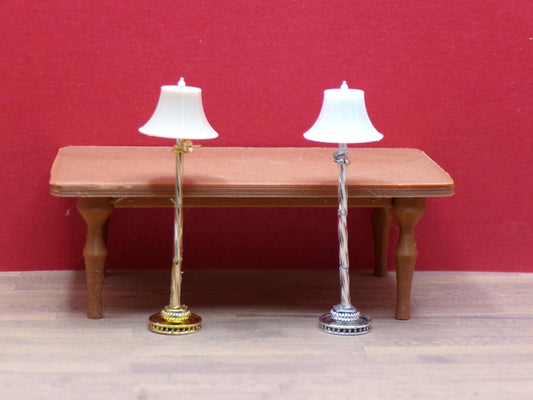 1:24 Scale Lamps - "Maison Aurelle" - Handcrafted Charm in Every Detail - MstrcrftMinis - 1211 - Gold