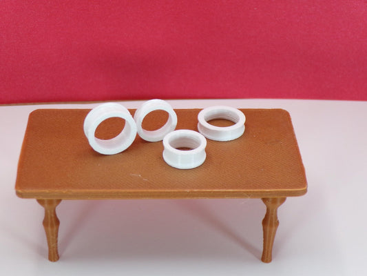 1:24 Scale Miniature Automotive Air Filters | Dollhouse Garage Auto Parts | Tiny Engine Filters for Model Car & Workshop Dioramas - MstrcrftMinis - 1239