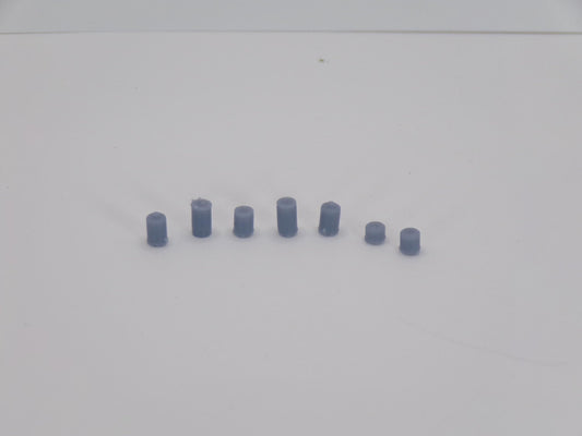 1:24 Scale Miniature Automotive Oil Filters (Set of 20) | Variety Sizes | Dollhouse Garage Auto Parts for Model Car Dioramas - MstrcrftMinis - 1241