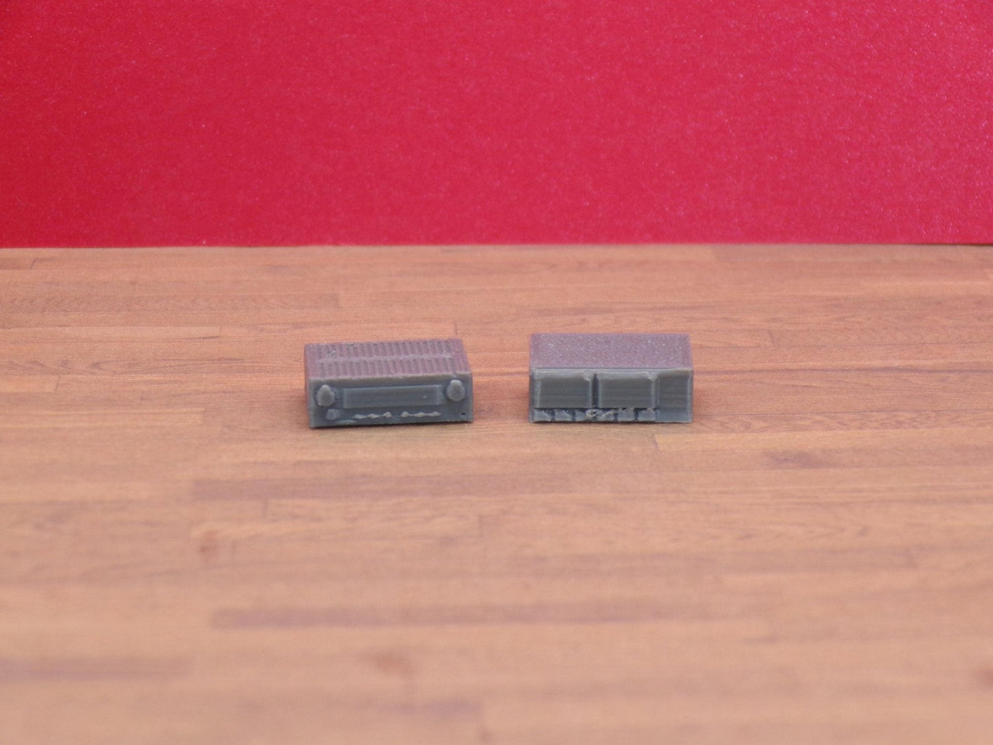 1:24 Scale Miniature Dual Cassette Tape Deck - 1/25 Scale and G Scale Compatible - MstrcrftMinis - 1279