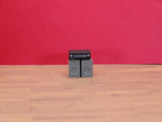 1:24 Scale Miniature Receiver / Amplifier - 1/25 Scale and G Scale Compatible - MstrcrftMinis - 1278