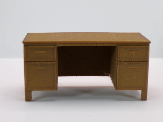 1:24 Scale Office Desk - 2 Versions to Choose From - MstrcrftMinis - 1175 - NOD