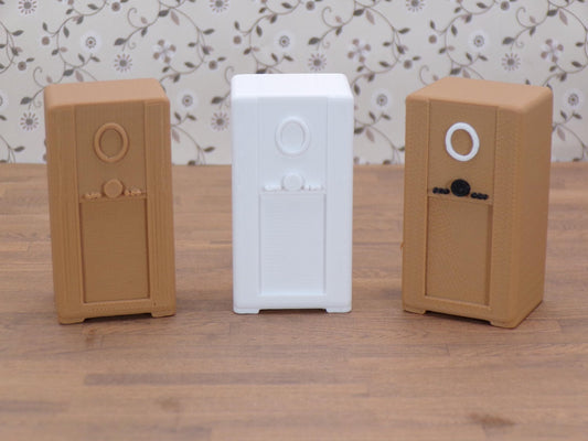 1:24 Scale Olde Time Console Radio With Optional Lighted Dial | 1/25 Scale | G Scale - MstrcrftMinis - 1270