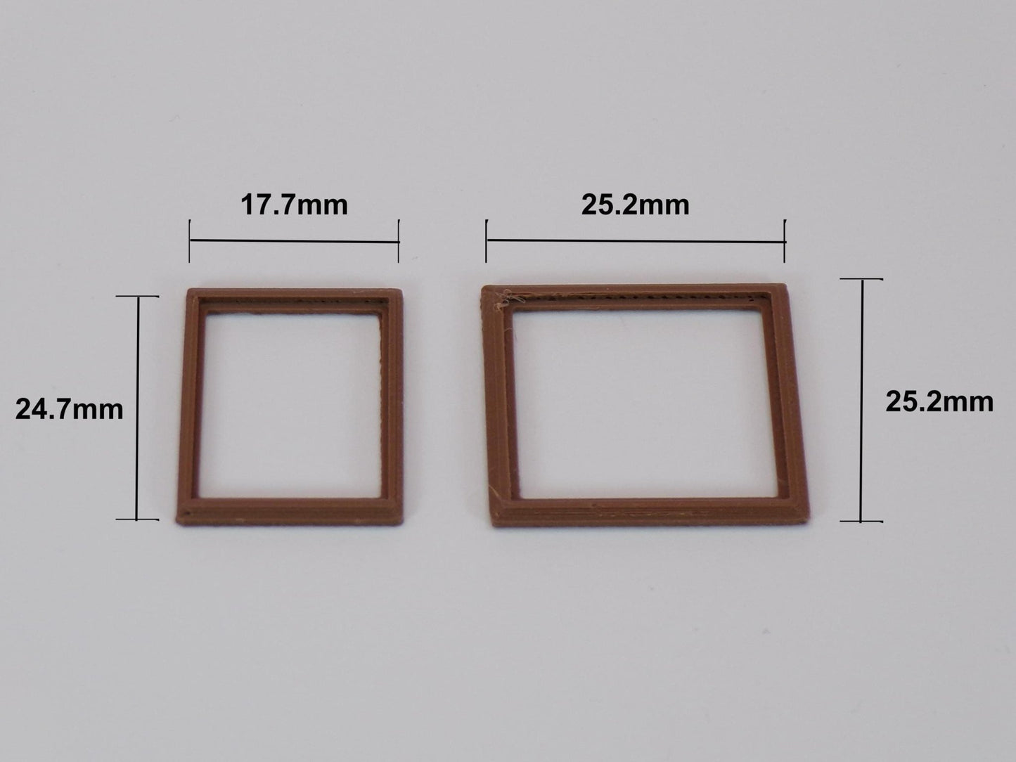1:24 Scale Picture Frames - 7 Sizes to Choose From - MstrcrftMinis - 1181