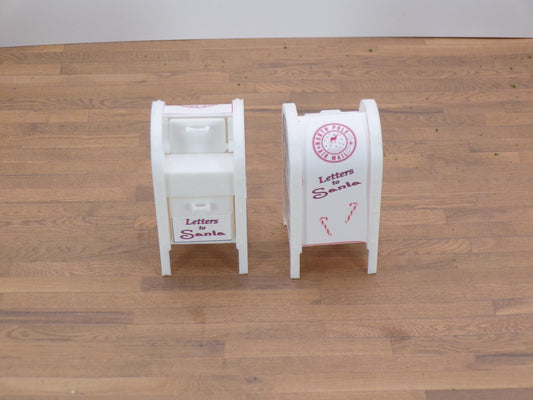 1:24 Scale Santa's Mailbox - Get Those Letters Off to Santa Before it is Too Late! - MstrcrftMinis - 1168