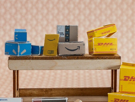1:24 Scale Shipping Boxes - MstrcrftMinis - 1020
