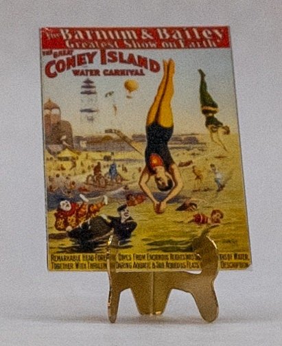 1:24 Scale Stunning Circus Posters - MstrcrftMinis - 1023