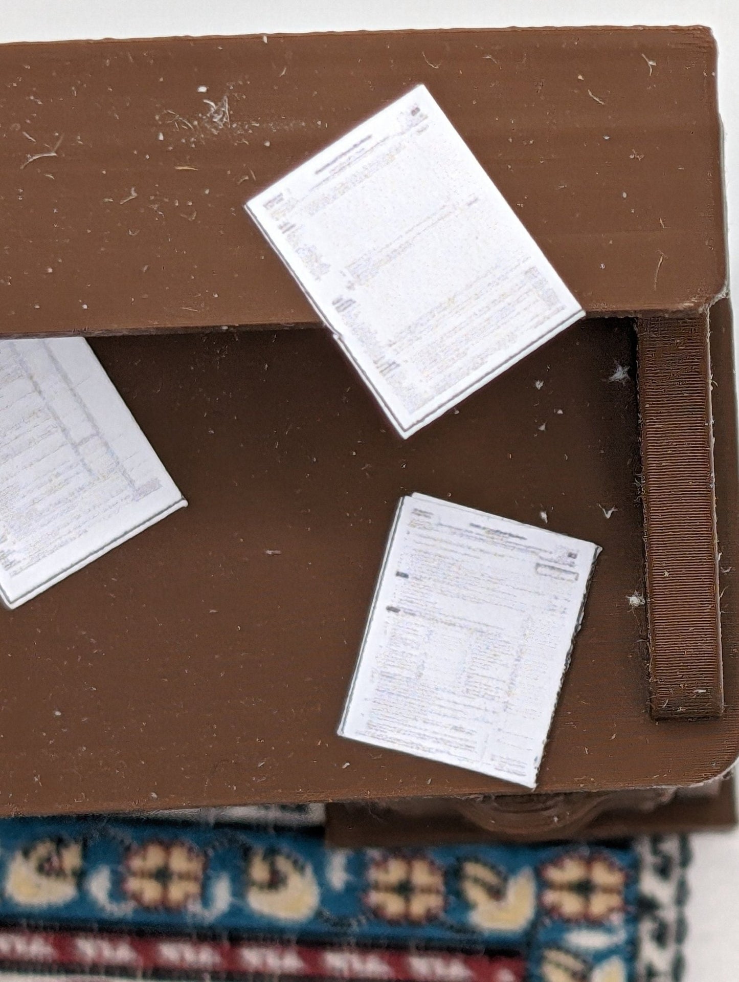 1:24 Scale Tax Documents - MstrcrftMinis - 1014