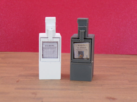 1:24 Scale Vintage Newpaper Vending Machines - MstrcrftMinis - 1197