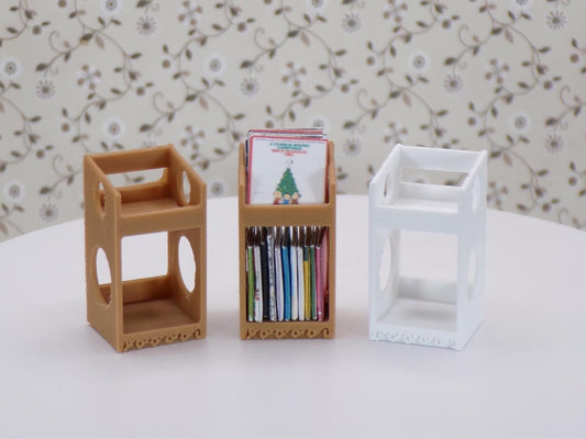 1:24 Scale Vinyl Record Stand (2 Varieties / 2 Sizes) - 1/25 Scale and G Scale Compatible - MstrcrftMinis - 1274
