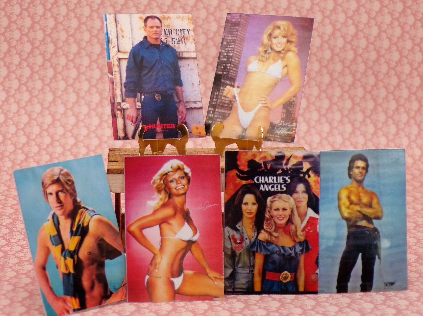 1970s and 1980s Style 1:24 Scale Heartthrob Posters - MstrcrftMinis - 1037