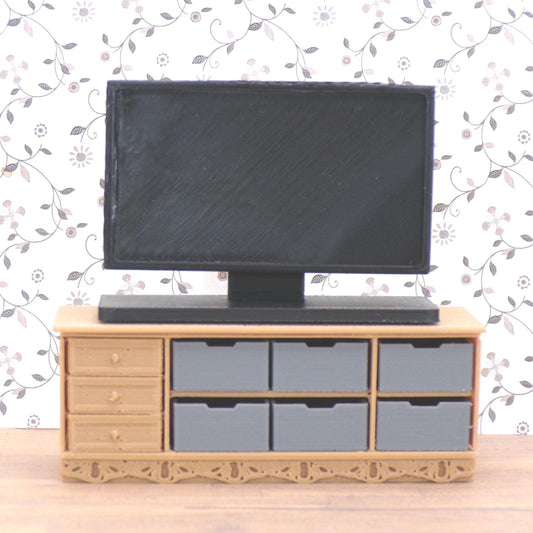 65 - inch LED TV – 1:24 Scale Miniature - MstrcrftMinis - 1356