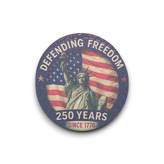 America @ 250 Drink Coasters - Celebrate America's 250th Anniversary - 3.75" Cork (4 - pack) - MstrcrftMinis - 1361