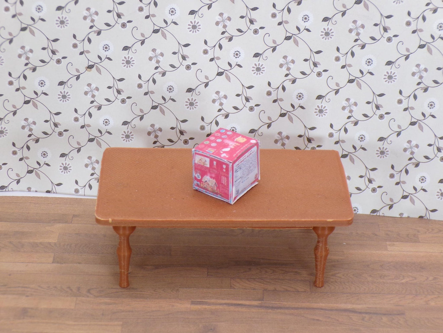 Gingerbread House Decorating Kit Box – 1:24 Scale Miniature - MstrcrftMinis - 1322