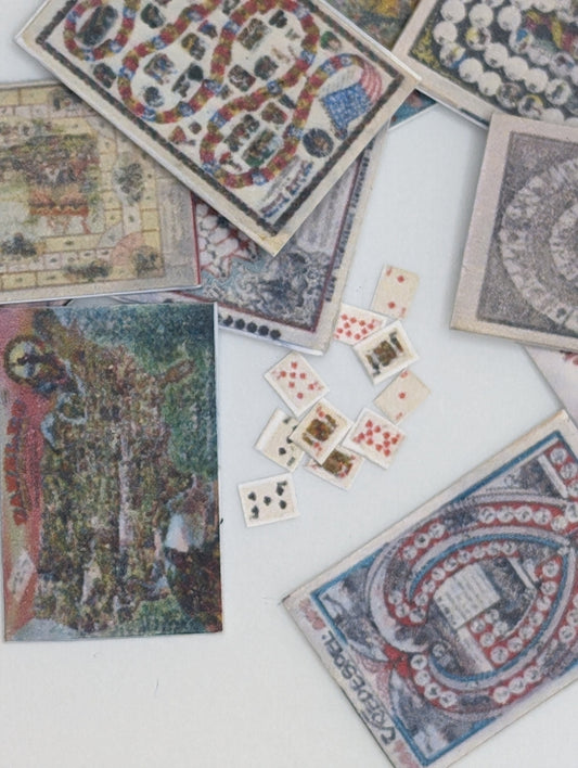 1:24 Scale Board Games and Playing Cards