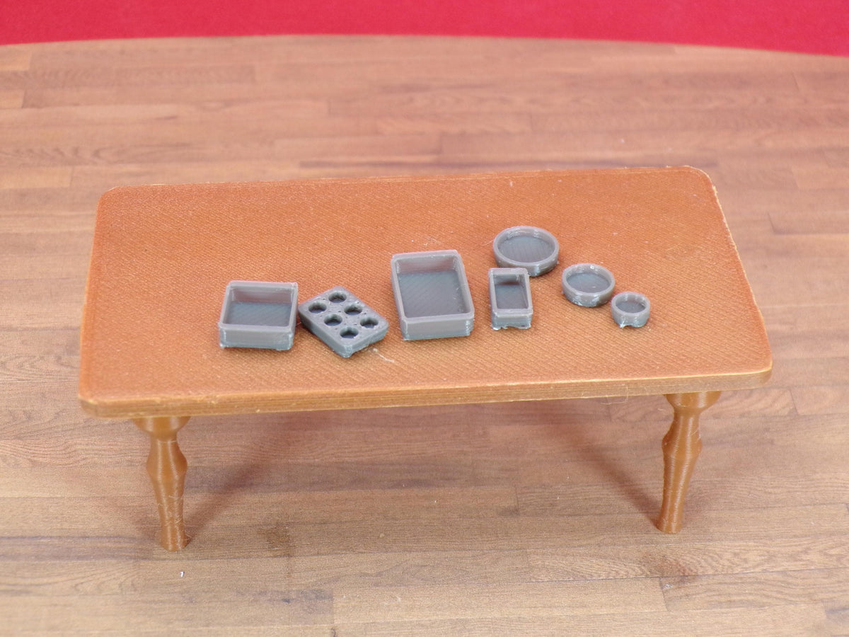 1:24 Scale Bakeware - 10 Piece Set