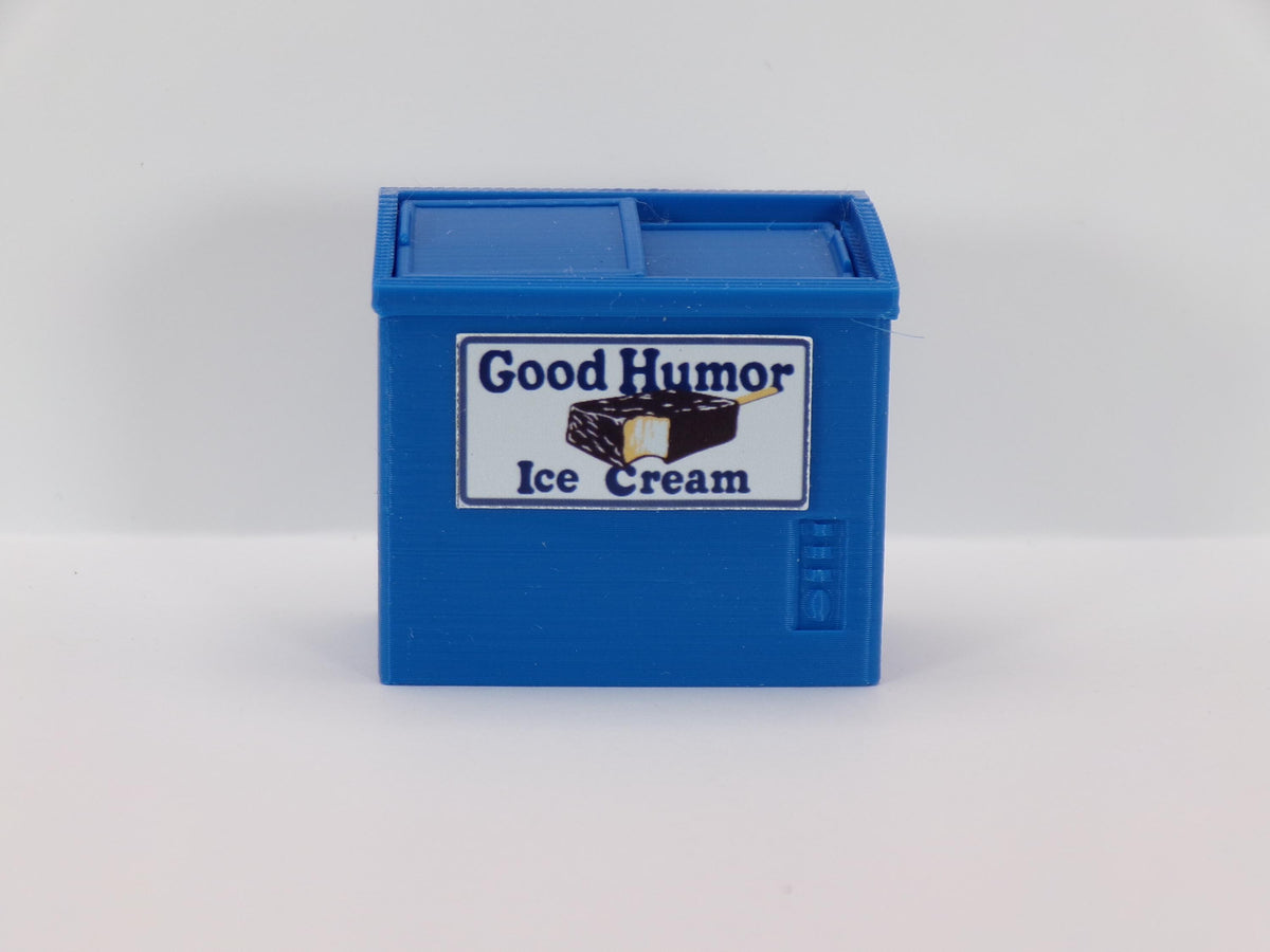 1:24 Scale Vintage Gas Station Cooler - Soda Pop, Ice Cream, Live Bait - Excellent Addition to Workshop, Garage, Industrial, or Gas Station
