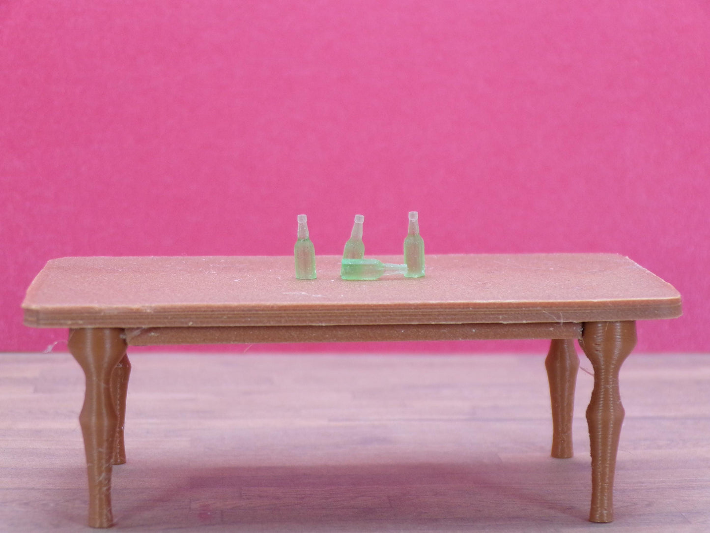 1:24 Scale Miniature Soda Pop Bottles (Set of 24) | Green, Clear & White Bottles | Dollhouse Kitchen or Diner Drink Props