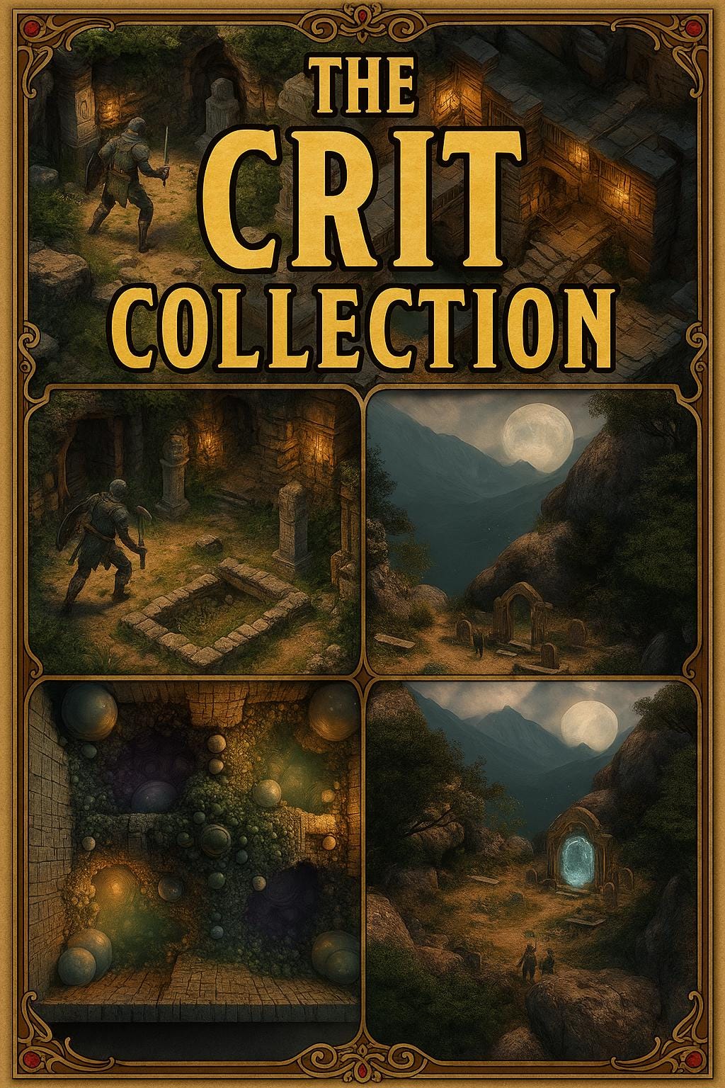 The "Crit Collection” Dungeons & Dragons Room Cards - Adventure Framework - Curated Campaign Synopses | Printable and Customizable