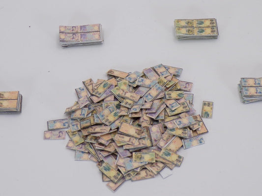 It's All About the Money, Money, Money - 1:24 Scale Stacks of Money - Japanese Yen - MstrcrftMinis - 1038 - YEN