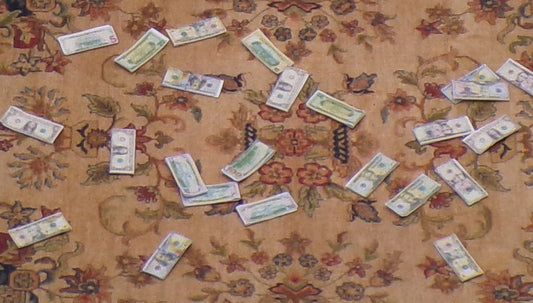 It's All About the Money, Money, Money - 1:24 Scale Stacks of Money - US Dollars - MstrcrftMinis - 1038