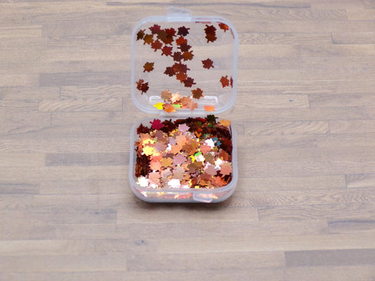 It's Fall Y'all! - Leaf Glitter - MstrcrftMinis - 1130