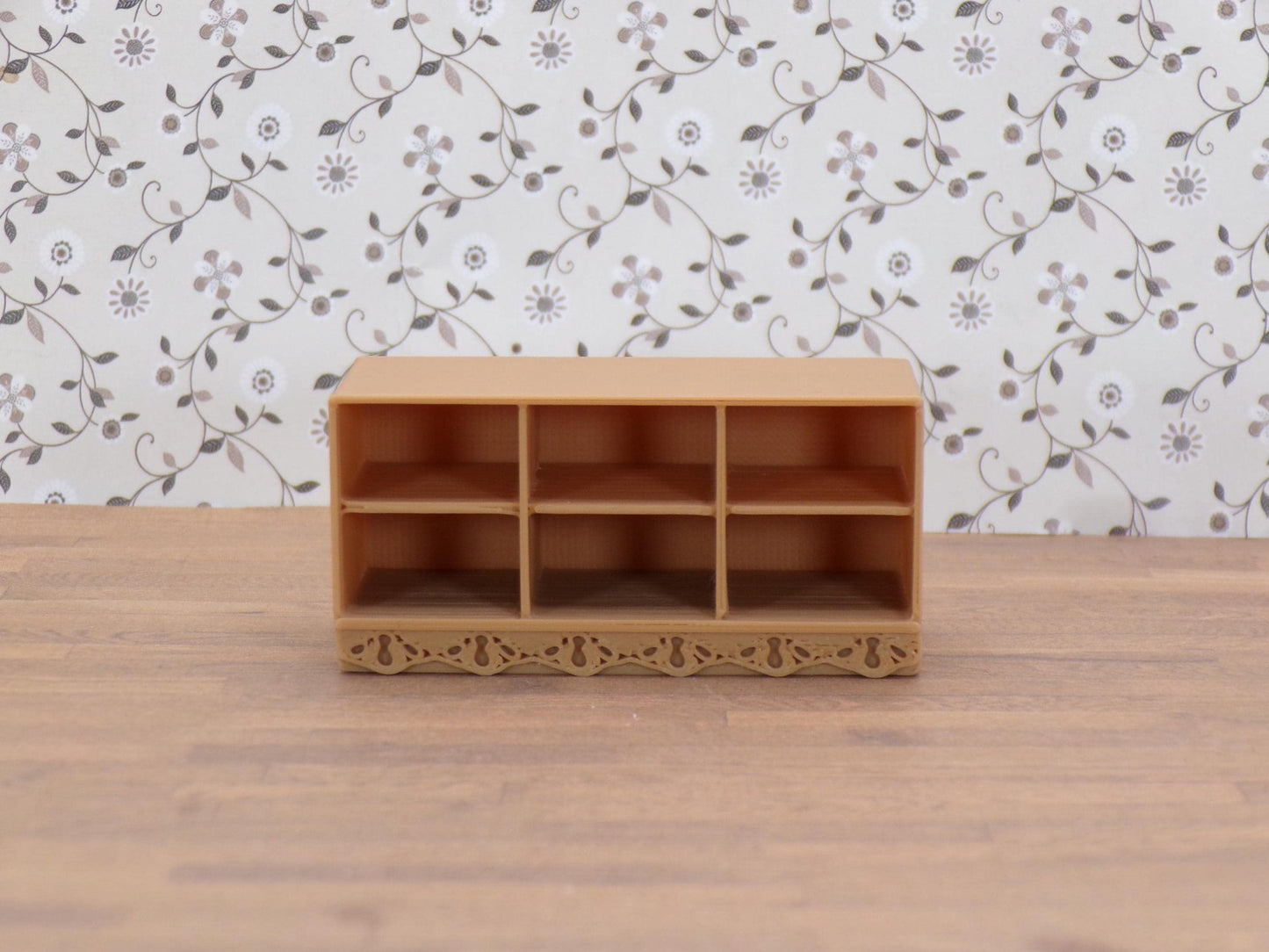 Living Room Shelf – 1:24 Scale Miniature - MstrcrftMinis - 1305