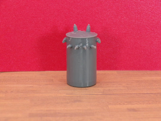 Outdoor Electric Pole Transformer – 1:24 Scale Miniature - MstrcrftMinis - 1417