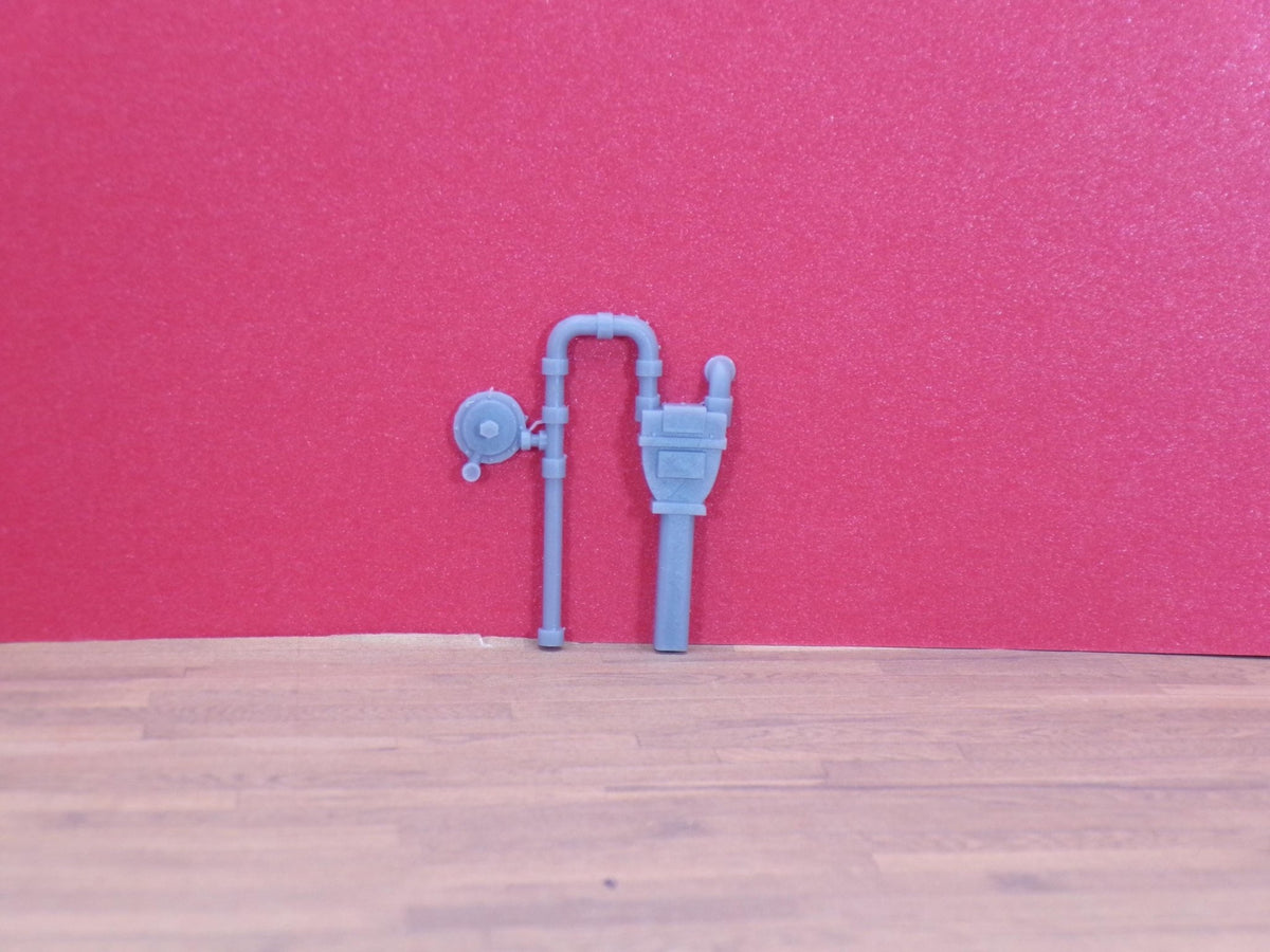 Residential Gas Meter – 1:24 Scale Miniature Utility Detail - MstrcrftMinis - 1347