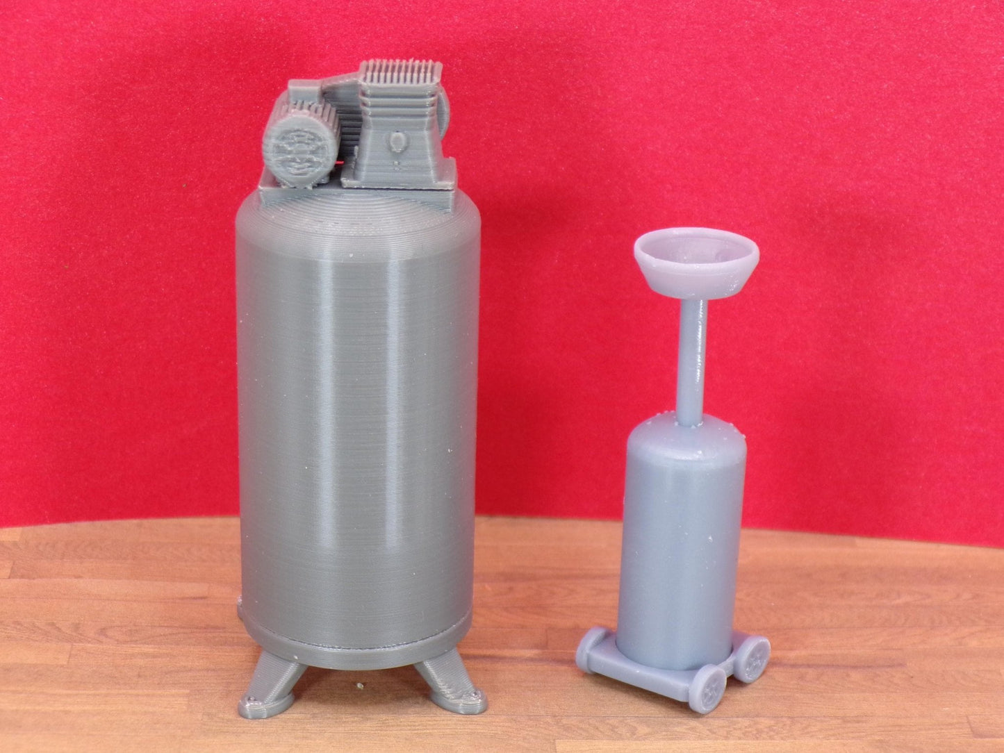 Used Oil Collection Tank – 1:24 Scale Miniature Automotive Service Equipment - MstrcrftMinis - 1388