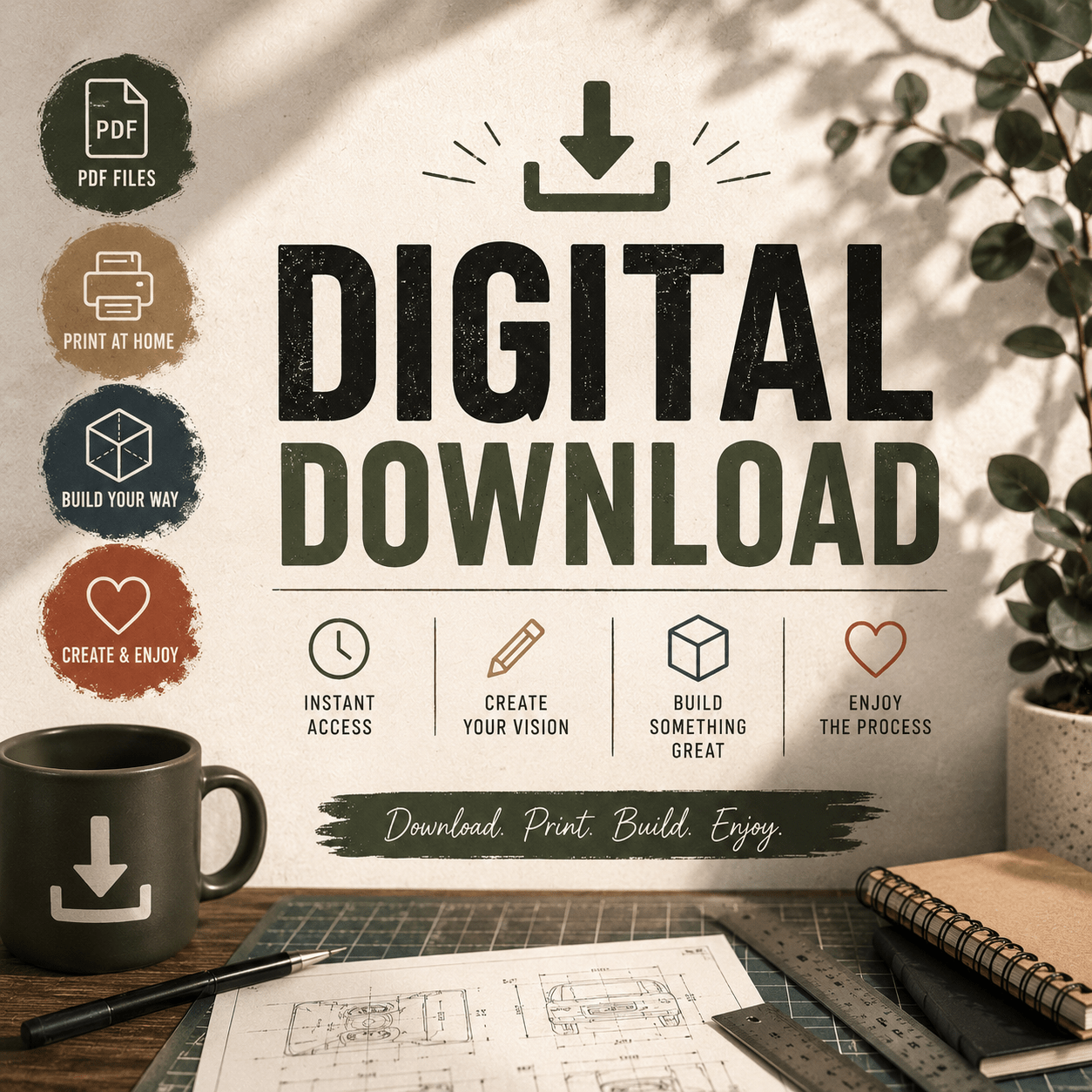 Digital Downloads - MstrcrftMinis