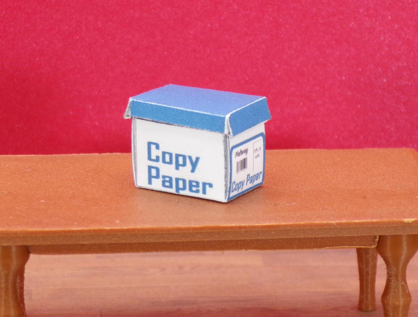 1:24 Scale 70+ Office Documents - Checks / Desk and Office Clutter / Copy Paper Box with Paper. Scale Letter, Legal, and A4 size documents. - MstrcrftMinis - 1018