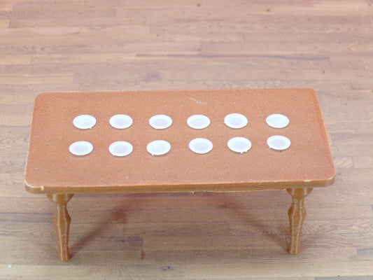 1:24 Scale 8" Dessert Plates - Dozen (12) - MstrcrftMinis - 1164