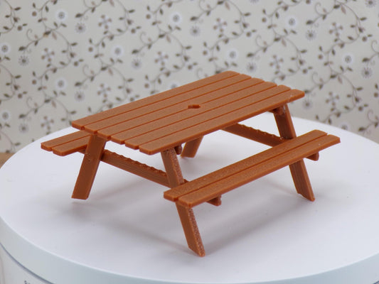 1:24 Scale "A" Frame Picnic Table - MstrcrftMinis - 1131