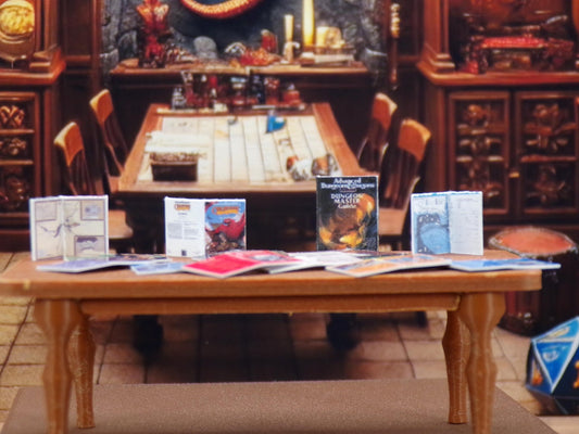 1:24 Scale Advanced Dungeons and Dragons Adventure Modules - 85 In All - DnD / DandD / D&D - MstrcrftMinis - 1144