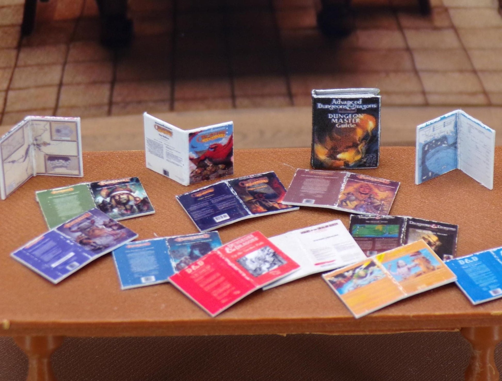 1:24 Scale Advanced Dungeons and Dragons Adventure Modules - 85 In All - DnD / DandD / D&D - MstrcrftMinis - 1144