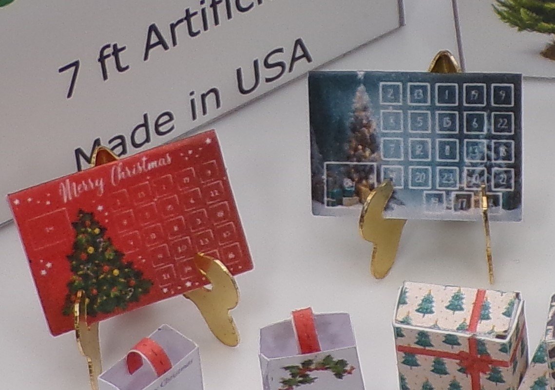 1:24 Scale Advent Calendars - MstrcrftMinis - 1058