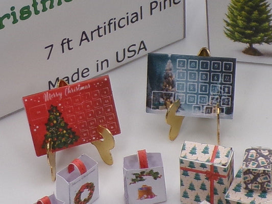 1:24 Scale Advent Calendars - MstrcrftMinis - 1058